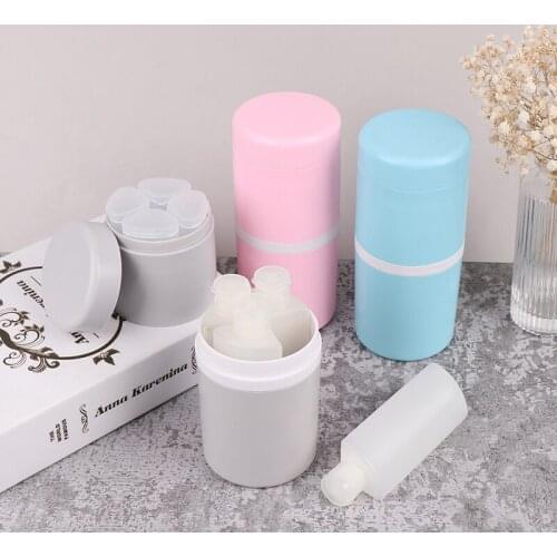 Travel Dispenser 8-In-1 Travel Bottles Leak Proof Toiletries Sub-bottle Refillable Shower Gel Soap Empty Container Kit