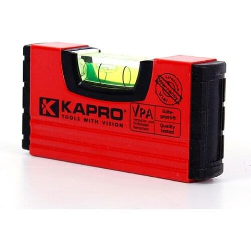 KAPRO High Sensitivity Portable Level Bubble Inclinometer Measuring Tools With Magnetic Mini Pocket Level Measuring Ruler Tools