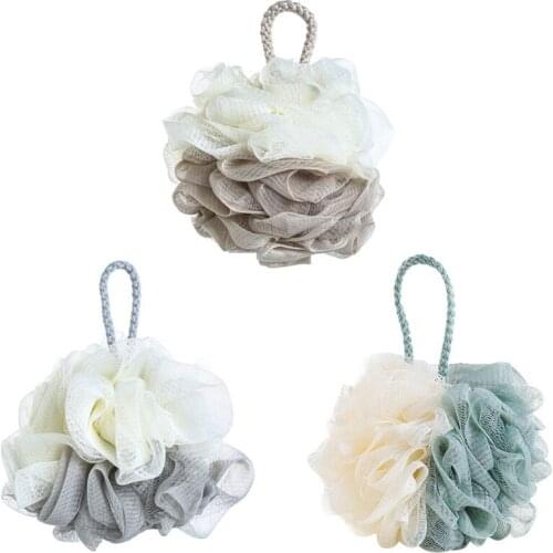 Hot Bath Sponge Shower Loofah, Mesh Pouf Shower Loofa Ball,for All Skins Puff Foamy Loofa Sponge Skin-Care Tool