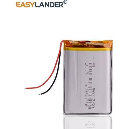 3.7V 3000mAh Lithium Polymer Lipo Li ion Rechargeable Battery cells 904260 For Power Bank Tablet PC Naptop E-book
