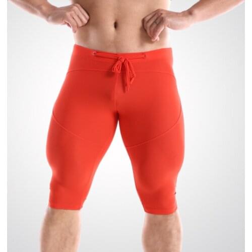 Mens Quick Dry Sports Leggings Gym Shorts Soccer Jogging Compression Tights Running Shorts