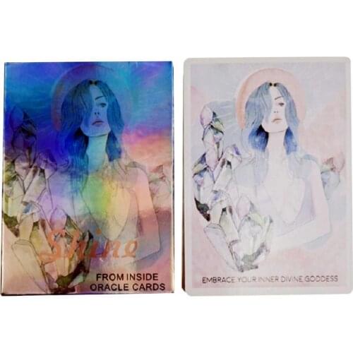 Oracle Cards Set Shine From Inside Board Game Tarot Cards Suit English Version Card Board Deck Games Playing Card Party Game
