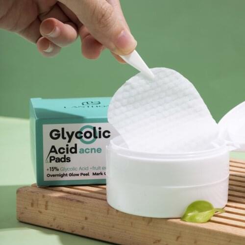 Glycolic acid pads It can inhibit epidermal keratosis remove acne reduce acne reduce pores control oil anti-aging Nursing pads