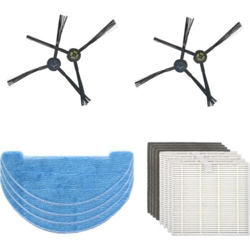V8S Robot Vacuum Cleaner HEPA filter Pre Filter Mop cloth Side Brush for ilife V8S Robotic Vacuum Cleaner Parts Accessories