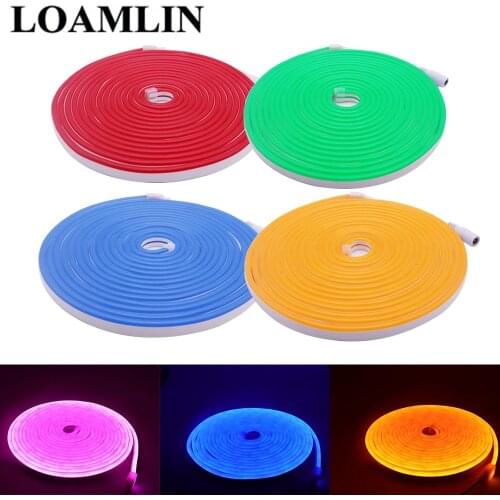 12V Neon Strip LED Strip Light Waterproof SMD 2835 120LEDs/m Flexible LED Neon Lights For Home Decorate