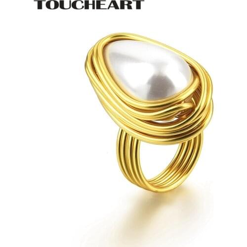 Женские золотые кольца TOUCHEART China At AliExpress