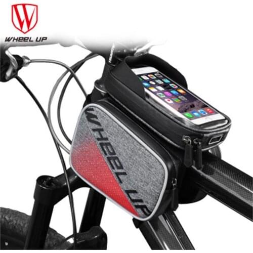 Cycling bag bicycle charter front bag touch screen front beam bag upper tube bag TPU sensitive touch screen Waterproof fabric