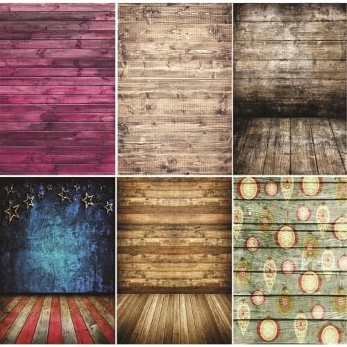 ZHISUXI Vinyl Custom Photography Backdrops Prop Wooden Planks Photography Background 200509K-02