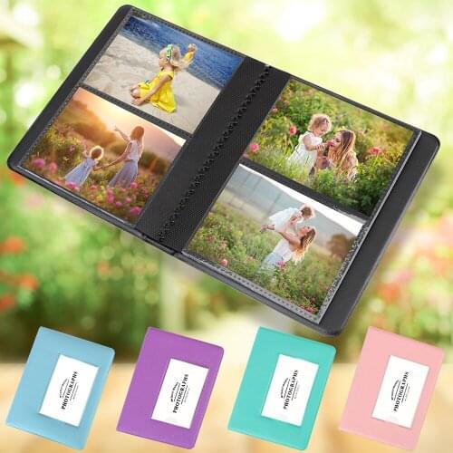 Insert Pocket Photo Album for Fujifilm Instax Mini Film Picture Case Mini Instant Polaroid Photo Album Album Graphy 64Pockets