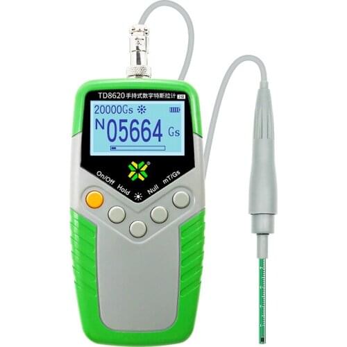 TD8620 High-precision Tesra Portable Gaussian Count Magnetic Detector Magnetic Ferromagnetic Test