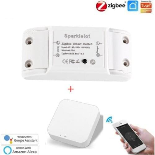 ZigBee3.0 Smart Home Wifi Wireless Remote Switch Breaker Domotic LED Light Controller Module Alexa Google Home Timer Tuya APP