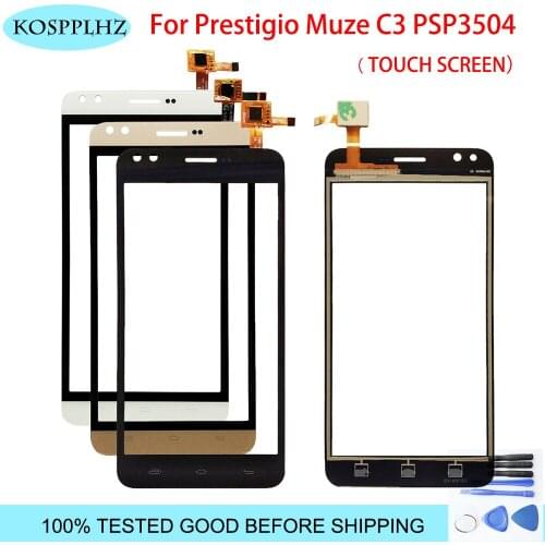 100% Tested 5.0"inch Touch Screen For Prestigio Muze C3 PSP3504 Duo Touch Screen Display with free tools