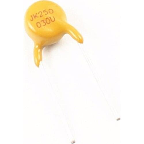 100 Pcs Polymer PPTC PTC DIP Resettable Fuse 250V 0.03A 30mA JK250-030U