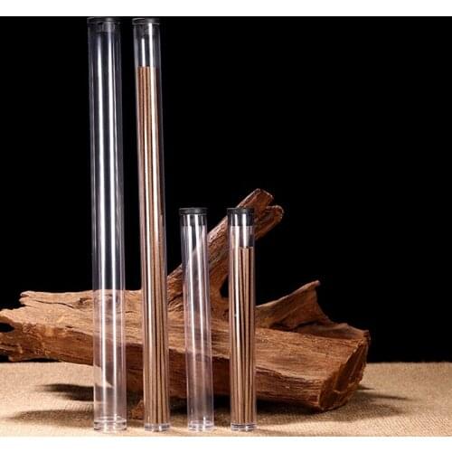 300Pcs/Lot Transparent Acrylic Incense Tube 5g/10g/20g Incense Sticks Barrel Storage Box Package Gift Boxes Wholesale
