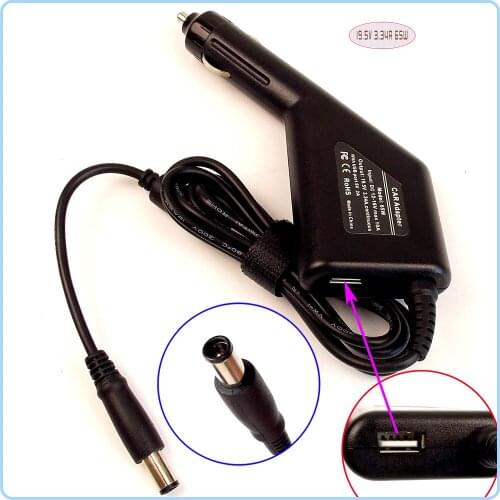 Laptop Car DC Adapter Charger Power Supply + USB Port for Dell 6000 6400 8600 8500 9100 9200 9300 9400 14v 15v
