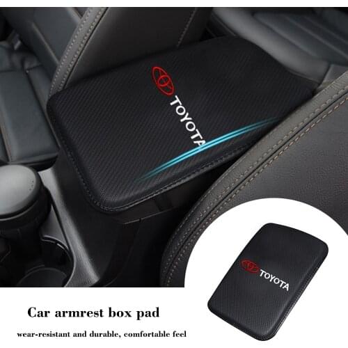Car Armrest Box Cushion Centre Armrest Mat Interior Protector Pad For Toyota Corolla Yaris Rav4 Avensis Auris Camry C-hr 86 Priu