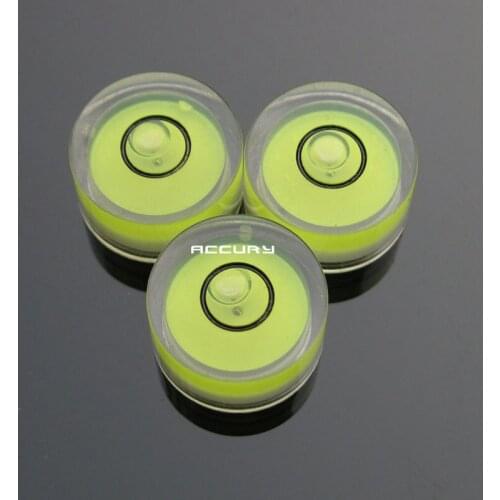 Hot Sale!! 100pcs 15*8mm Mini Sprit Level for Nikon or other Cameras Circular bubble level measurement instrument