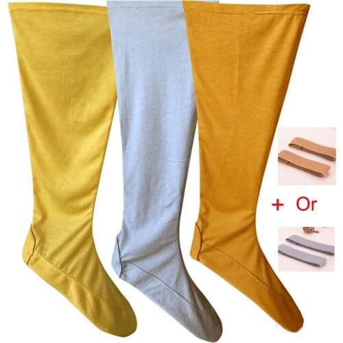 Cotton Buddhist monk shaolin kung fu socks zen lay meditation socks and legging band budda wushu martial arts kung fu socks