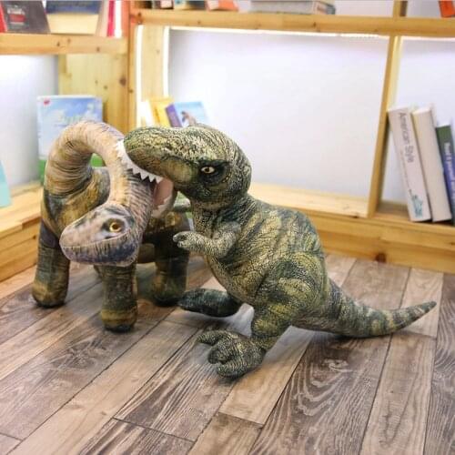 Simulation Dinosaur Plush toy Lifelike Earthquake dragon Tyrannosaurus Rex Dolls Soft Stuffed Animals Kids Boys Birthday Gift