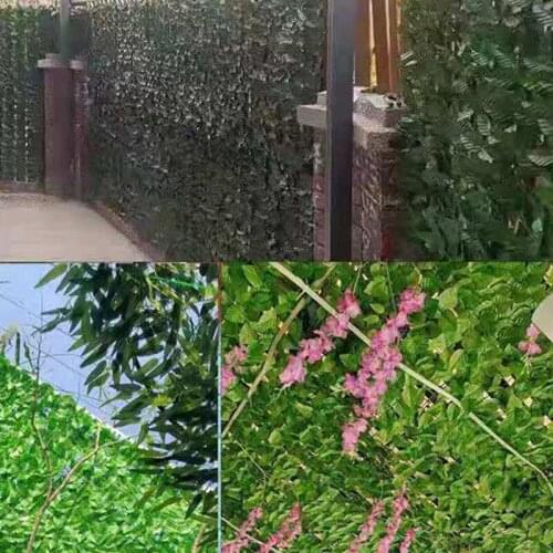 Landscaping Fence Privacy Fence Screen Outdoor Garden Backyard Balcony Fence Privacy Artificial LeafPrivacy Fence Roll Wall