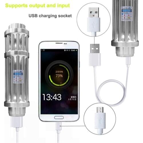 Powerful USB Blue Laser Pointer Torch 450nm 10000m Focusable Laser sight Pointers Green Red Lazer Flashlight Burning Match