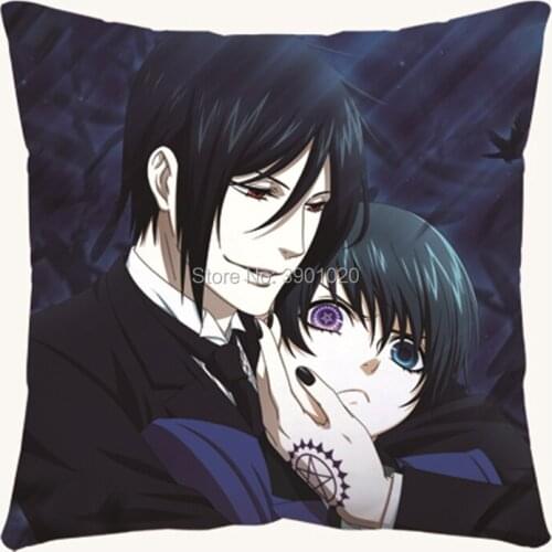 Cartoon Black Butler Anime Ciel Square Pillow including inner customize