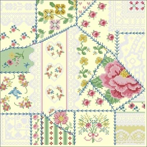 Genuine Product Egypt Long-staple Cotton Self-Made cross stitch kits Suite Magazine-Patchwork