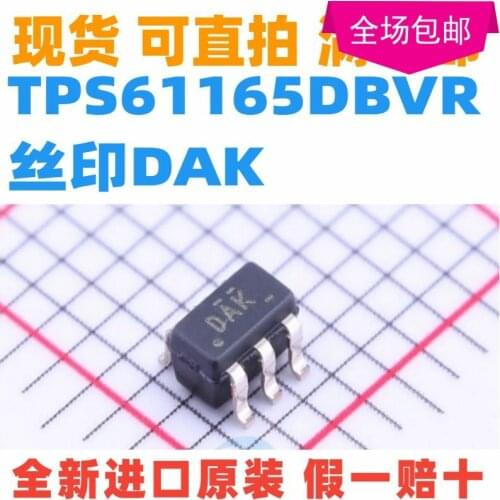 New 10pcs/lot TPS61165DBVR TPS61165DBV TPS61165 SOT23-6 DAK