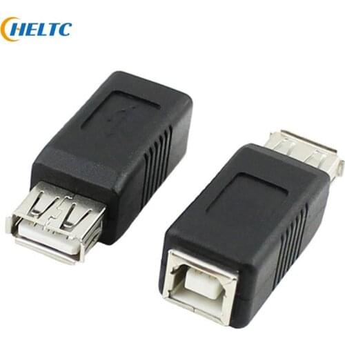 Wholesale USB Type A Female to Printer Scanner Type B Female Adapter Adaptor Converter Connectors Accessories