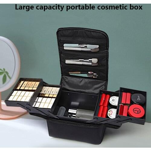 Professional Cosmetic Bags Womens Handbags Waterproof Oxford Storage Organizer Makeup Artist Beauty Manicure Case Storage Bag