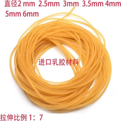 10M Rubber rope Diameter 2 2.5 3mm solid elastic fishing rope fishing accessories good quality rubber line for fishing gear