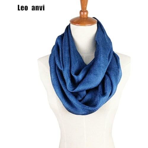 Chiffon silk ring scarf women Pretty solid pink gray sky blue color tube scarf foulard femme summer retro ladies scarves