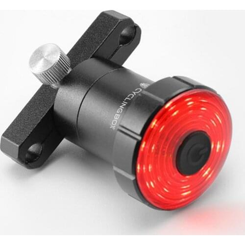 Smart Bicycle Tail Rear Light Auto Start Stop Brake IPX5 Waterproof USB Charge Cycling Tail Taillight Bike LED Lights