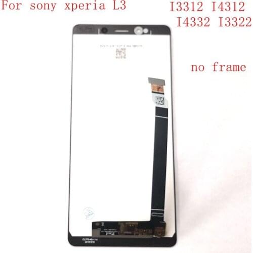 For Sony Xperia L3 Lcd Screen Display WIth Touch Glass Digitizer Full Assembly Replacement I3312 I4312 I4332 I3322
