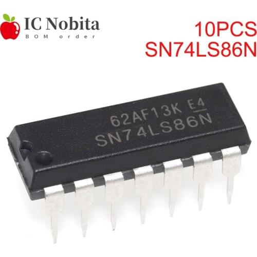 10PCS SN74LS86N DIP-14 HD74LS86P 74LS86N DIP14 SN74LS86AN 74LS86 New