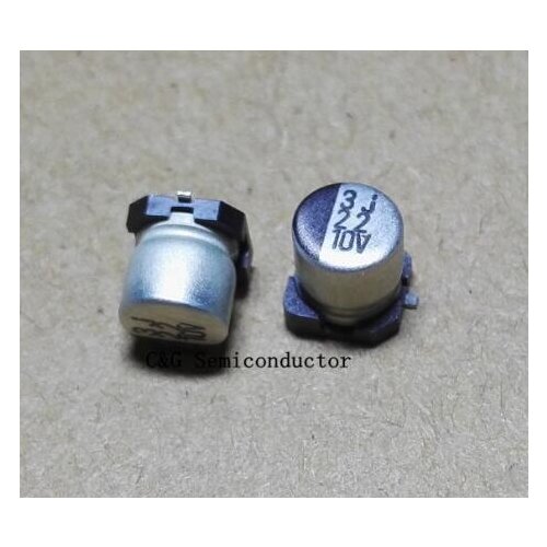 50pcs 10v 22UF SMD 4X5mm chip Aluminum Electrolytic Capacitor