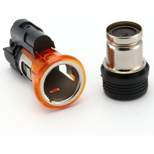 822754 Universal 12V Car Cigarette Lighter Housing Cig Socket For Peugeot CC SW 206 308 406 607 1007 Hot