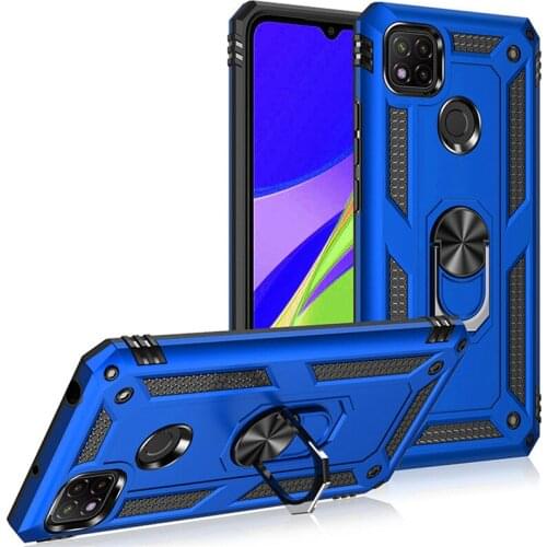 For Xiaomi Redmi 9C Case Magnet Car Ring Stand Holder Cover for Xiomi Redmi 9c 9 C Redmi9c 6.53" Funda Coque Capa