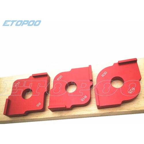 Woodworking Trimming Round Targeting Templates Ruler Woodworking Engraving Bakelite Milling Aluminum Alloy Arc Steel Ruler