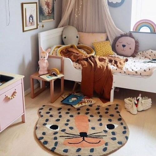 Nordic Style Baby Toys Carpet Kids Crawling Play Mats Cartoon Cat Print Floor Rugs For Kids Room Photo Props Decorate Backgroud