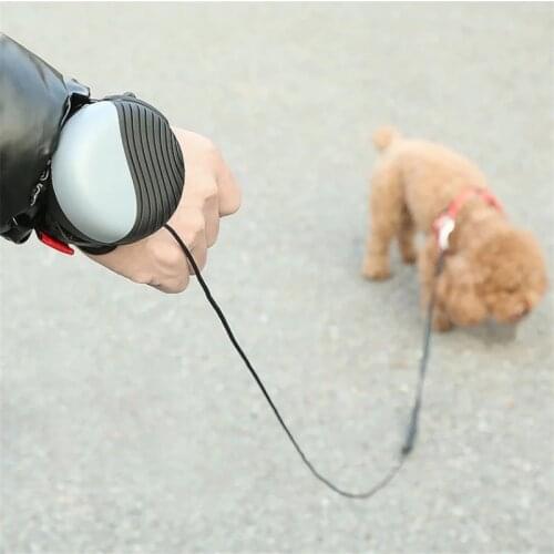 Handsfree Wrist Pet Traction Pet Rope Automatic Retractable Dog Rope Automatic Adjustable Belt Wrist Dog StrapTeddy Dog Chain