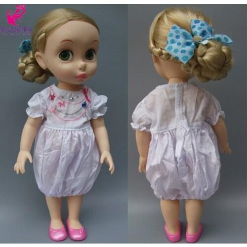 35cm doll dress. 40CM doll white dress for baby doll 16 inch doll outwear