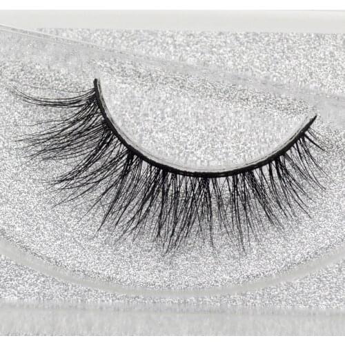 Visofree 3D Mink Eyelashes Hand Made Natural long Fake False Lashes Crisscross 3D Mink Lashes for Women Make up Maquillaje A04