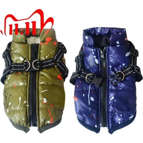 Clothes For Small Dogs Waterproof Dog Clothes Puppy Pet Jacket Winter Warm Vest Dog Coat Clothing For Chihuahua French Bulldog