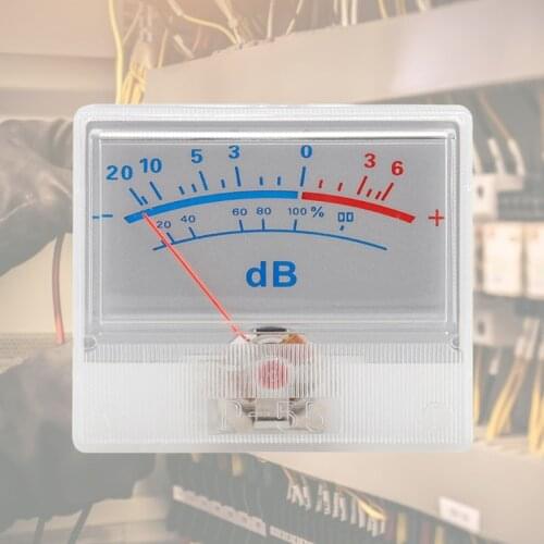 Panel VU Meter Bulb Warm Back Light Recording Level Amp Meter E5BE