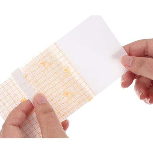 10pcs Medical Adhesive Plaster Anti-allergic Wound Dressing Fixation Tape Non-woven Fabric film Waterproof Transparent Tape