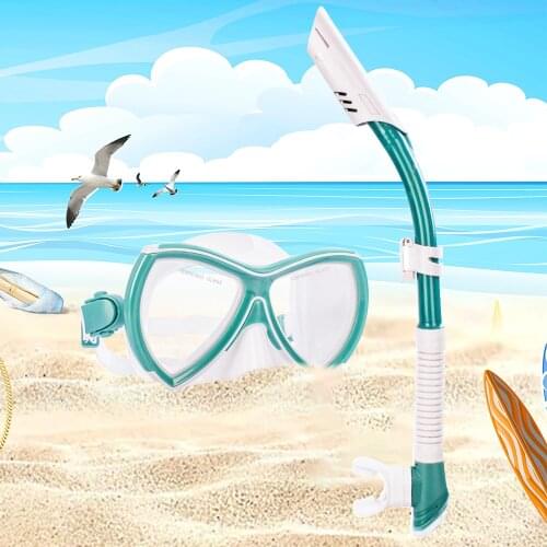 Scuba Diving Breathing Tube Snorkeling Set Vacation Outdoor Waterproof Diving Suit Silica Gel Water Sea Diving Goggles Durable