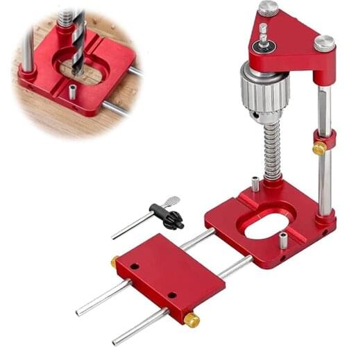Portable Type Drilling Locator Adjustable Woodworking Drill Locator Precision Locator Woodworking Locator