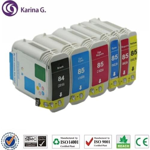 Compatible ink Cartridge For HP84 HP85 C5046A Suit For Designjet 90r/10ps/20ps/50ps/30/120/130 Business Inkjet2600 printer