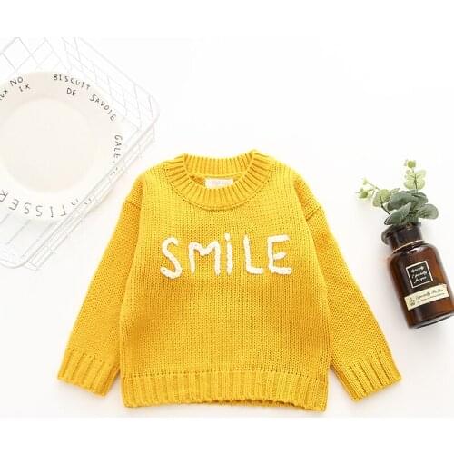 New Brand Boys Girls Sweaters Winter Spring Clothes Fashion Brand Children Clothing 1-7Yrs Baby Girls Sweaters